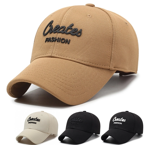 Cappellino Da Baseball Ricamo Lettere Creates Fashion Regolabile Cotone Twill Casual Sportivo Cappello Uomo Donna