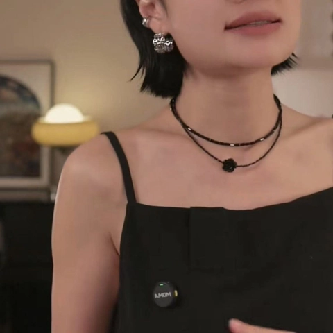 Collana A Doppio Strato Con Perline Di Vetro Ciondolo Fiore Rosa Nera Catena Per Clavicola Stile Gotico Per Donne