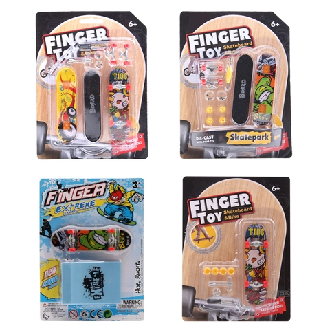 Mini Finger Skateboard DIY Assembly Tools With Alloy Brackets And Spare Wheels Graffiti Patterns For Kids Stress Relief