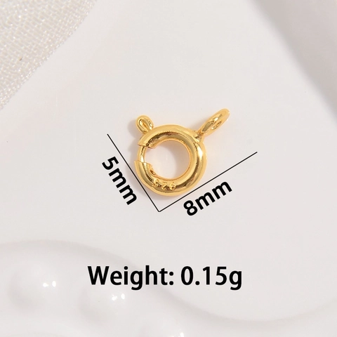 925 Sterling Silber Federringverschluss O Runde Schnalle Verbindung Für Halskette Armband DIY Schmuckherstellung Zubehör