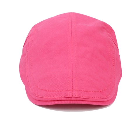 Cotton Flat Cap Adjustable Solid Color Retro British Vintage Style Newsboy Beret Hat For Women Men Casual Outdoor
