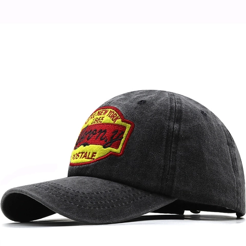 Gorra De Béisbol De Algodón Lavado Vintage Parche Bordado Ajustable Sombrero De Sol Para Hombres Mujeres Unisex