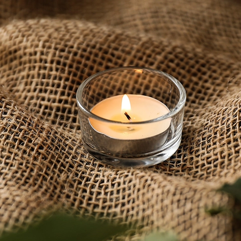 Portacandele In Vetro Trasparente Candeliere Geometrico Rotondo Per Cena Romantica E Decorazione Della Tavola Di Nozze