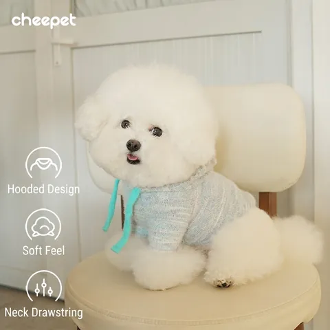 Felpa Con Cappuccio Cane Gatto Morbido Pile Corallo Maglia Abbigliamento Autunno Inverno Con Coulisse Due Gambe