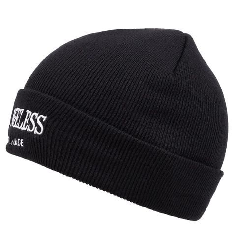 Los Angeles Letter Embroidery Knitted Beanie Hat Acrylic Warm Winter Outdoor Sports Cuffed Skull Cap For Men Women