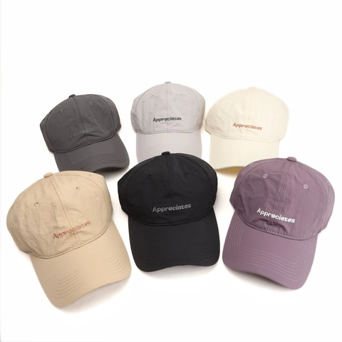 Cappello Da Baseball Asciugatura Rapida Traspirante Ricamo Lettere Sport All Aperto Regolabile Leggero Moda Sole