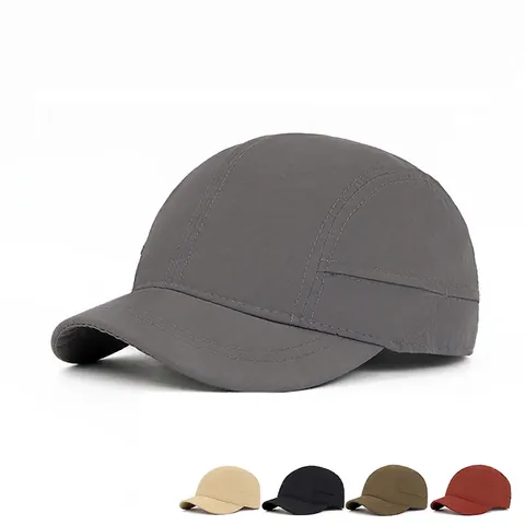 Gorra De Béisbol Secado Rápido Poliéster Transpirable Diseño Paneles Sombrero Sol Senderismo Hombre Mujer