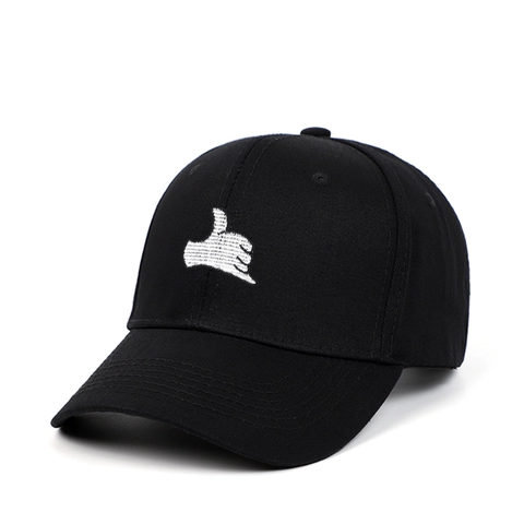 Baseball Cap Cotton Embroidered Shaka Hand Gesture Adjustable Sun Protection Outdoor Casual Sports Hat Unisex