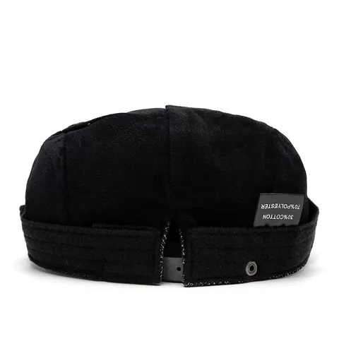 Hombres Gorra Plana Retro Boina Estilo Británico Ivy Newsboy Sombrero Algodón Poliéster Ajustable Cálido Invierno Accesorios