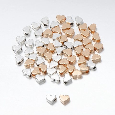 Perline Distanziatrici A Forma Di Cuore Lega Di Tungsteno Perline A Cuore Sciolte Per Fai Da Te Creazione Di Gioielli Collana Bracciale