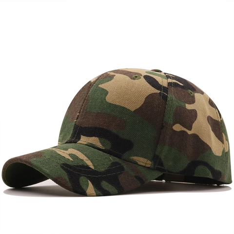 Camouflage Baseball Cap Cotton Breathable Sun Protection Outdoor Casual Tactical Hat For Men Women