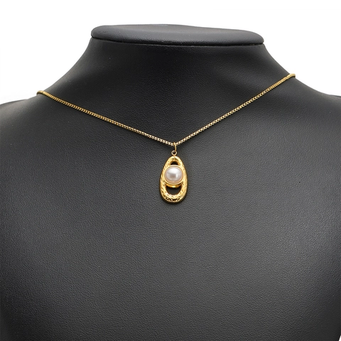 Pendenti Con Künstliche Perle In Acciaio Inossidabile Cuore Sole Goccia Forme DIY Produzione Di Gioielli Accessori Colore Oro Acciaio Moda