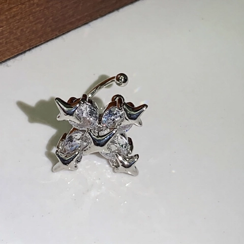 Cross Zirkon Ohrmanschette Kupfer Ohne Piercing Ohrknochenclip Mode Süßer Cooler Schmuck Für Damen Silberfarben