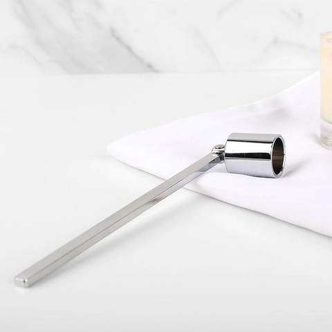 Candle Snuffer Stainless Steel Long Handle Rotating Head Aromatherapy Candle Tool Home Decor Elegant