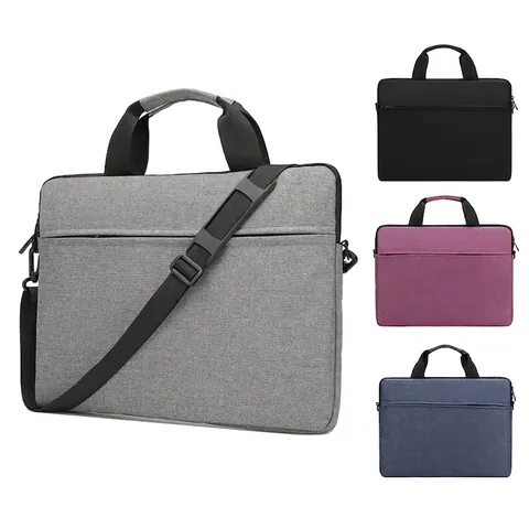 Laptop Tasche Wasserdichte Polyester Aktentasche Mit Schultergurt Stoßfeste Schlanke Schutztasche Für Business Reisen