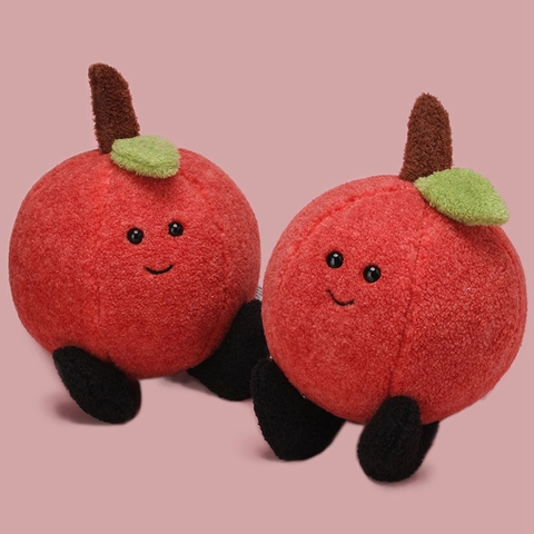 Kreative Litschifrucht Plüschtier Weiches Kissen Süße Gefüllte Puppe Mit Lächelndem Gesicht Home Decor Geschenk