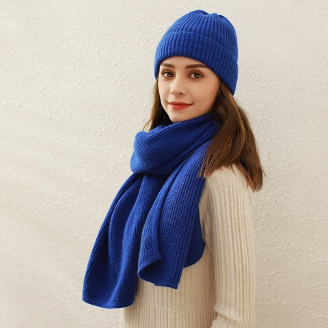 Sciarpa da Donna Minimalista Morbida in Acrilico Effetto Cashmere Sciarpa a Costine Calda Invernale Versatile per Esterno