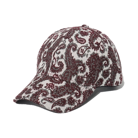 Vintage Paisley Baseball Cap Baumwolle Jacquard Gebogene Krempe Verstellbar Hip Hop Streetwear Hut