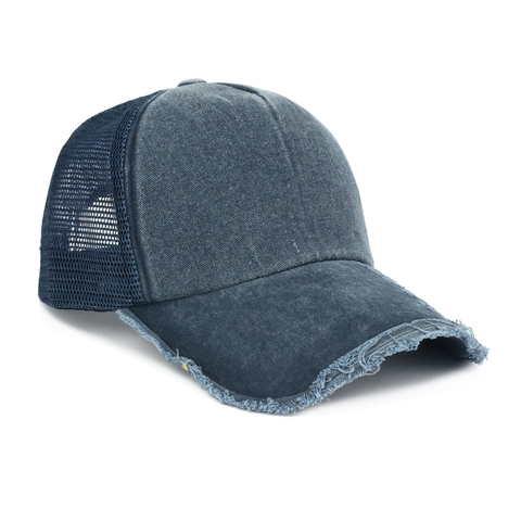 Gorra de Béisbol Vintage de Algodón Lavado Con Malla para Hombre Mujer Distressed Trucker Hat Ajustable Sombrero de Sol Streetwear Diario Exterior