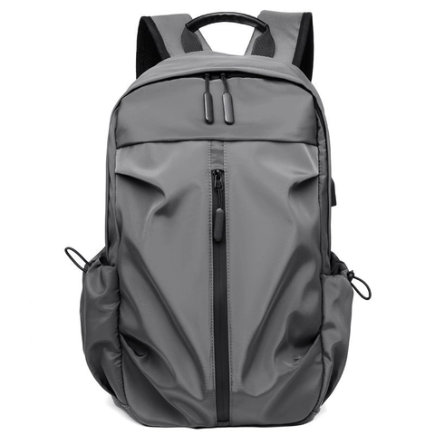 Mochila para Computadora Portátil de Negocios Nylon Impermeable Con Puerto USB Gran Capacidad Mochila Escolar Viaje Hombre Mujer