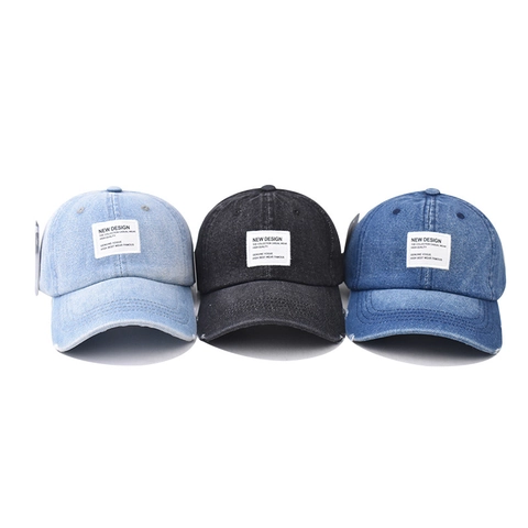Gorra De Béisbol De Mezclilla Lavada Distressed Retro Bordado Parche Ajustable Sombrero De Sol Para Hombre Mujer
