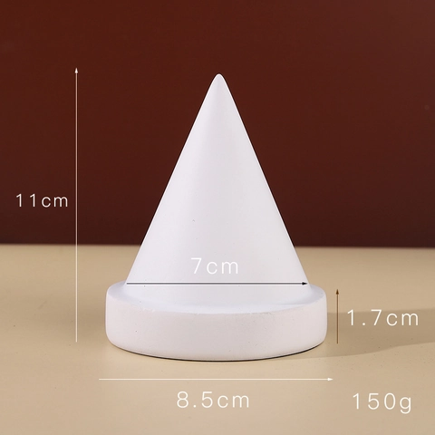Resin Cone Jewelry Display Stand For Bracelet Ring Watch Desktop Organizer Creative Home Decor Modern