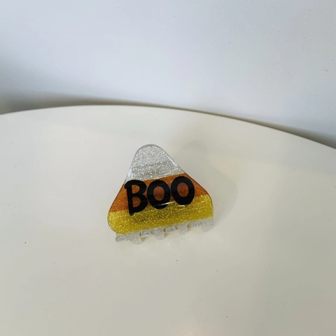 Pinzas Para El Pelo De Halloween Acrílico Calabaza Murciélago Fantasma Gato Araña Patrón Accesorios Para El Cabello Mujeres