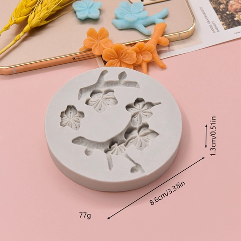 Stampo In Silicone Ramo Di Ciliegio Sakura Per Fondant Cioccolato Decorazione Torte DIY Design Floreale