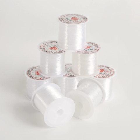 Transparent Elastic Crystal Beading String Strong Stretchy Polyurethane Thread For Jewelry Making DIY Bracelets Necklaces