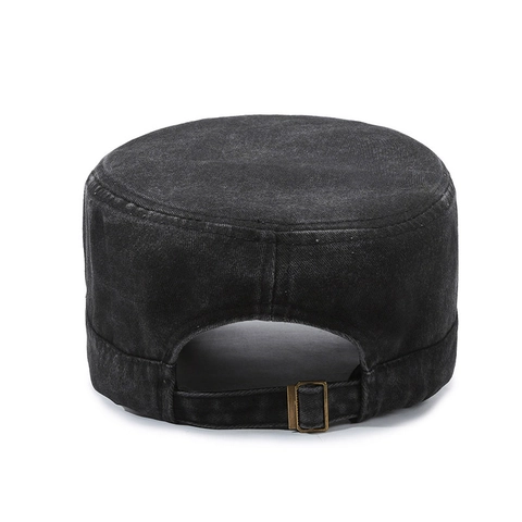 Gewassen Katoenen Cadet Pet Gedistresseerde Militaire Hoed Verstelbaar Outdoor Zonbescherming Vintage Stijl Voor Mannen