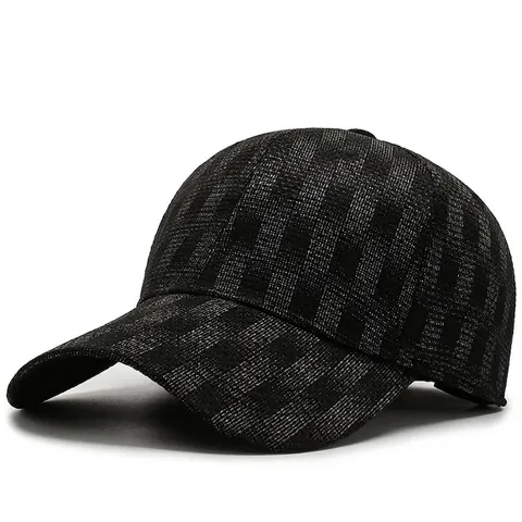 Getextureerde Elastische Stof Honkbalpet Volledig Gesloten Zonbescherming Ademend Casual Sportieve Hoed Voor Heren Dames
