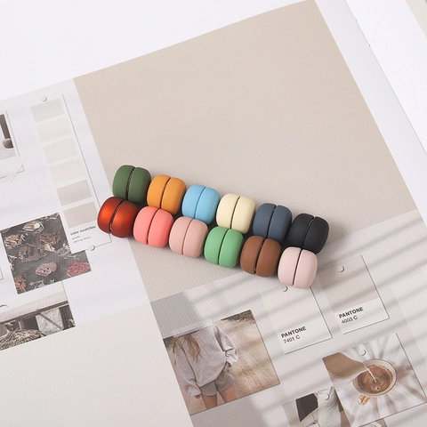No-Snag Hijab Magnets For Women Multi Color Alloy Electroplated Scarf Pin Brooch Minimalist Fashion Scarf Buckle Accessory