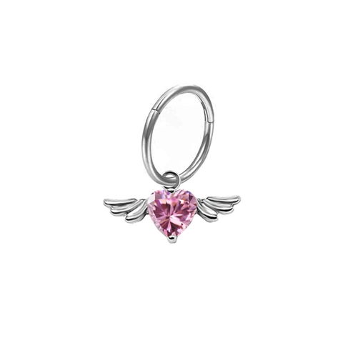 Nasenringe Piercing Schmuck Kupfer Zirkonia Herz Schmetterling Krone Teufelsauge Kreuz Für Damen