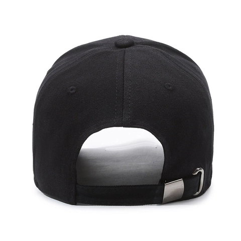 Gorra De Béisbol Algodón Letras Bordadas Hebilla De Metal Ajustable Protección Solar Sombrero Deportivo Casual Unisex