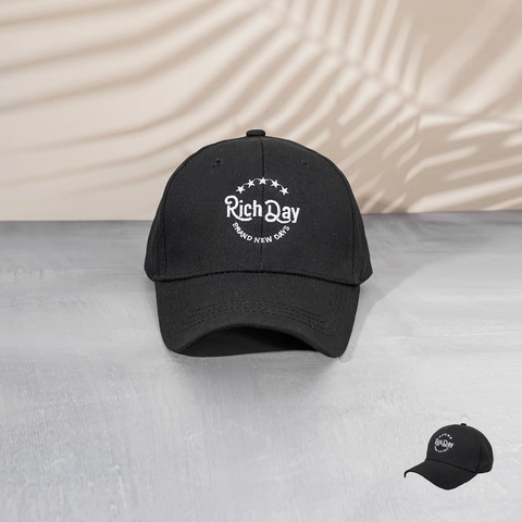 Berretto Da Baseball In Cotone Regolabile Protezione Solare Traspirante Outdoor Casual Lettere Ricamate Unisex