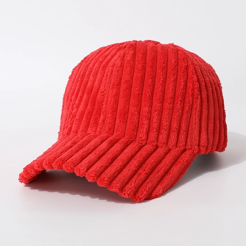 Cappellino Da Baseball In Velluto A Coste Per Uomo Donna Tinta Unita Ispessito Caldo Inverno Cappello Retro Moda