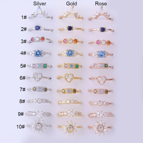 Zirkon Nasenring Kupfer Piercing Schmuck Bunte Geometrische Körper Piercing Stecker Für Frauen Europäischer Amerikanischer Stil
