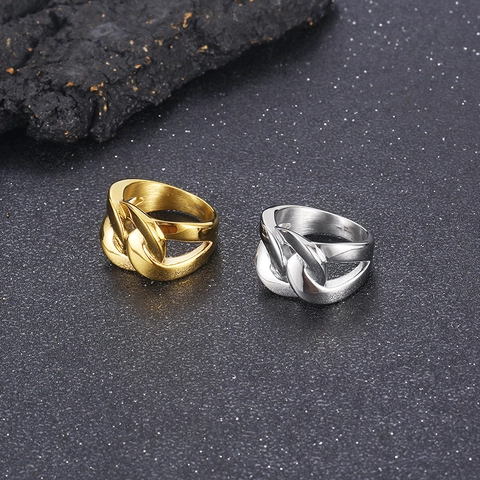 Herren Breiter Bandring 316L Edelstahl Poliertes Panzerketten Design Hip Hop Rock Stil Schmuck