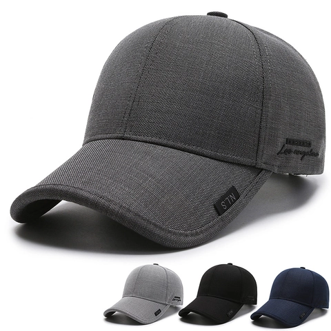 Baseballkappe Herren Damen Verstellbar Polyester Baumwolle Gewebte Textur Los Angeles Stickerei Sonnenschutz Freizeithut