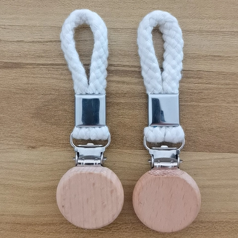 Handtuchclips Mit Geflochtener Baumwollkordel Metall Aufhänger Holzdekor Für Badezimmer Küche