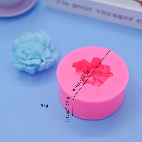 Blüte Silikonform 3D Pfingstrose Fondant Tortenform Für Schokoladenmousse DIY Handgemachte Seife Kerzenherstellung Backwerkzeug
