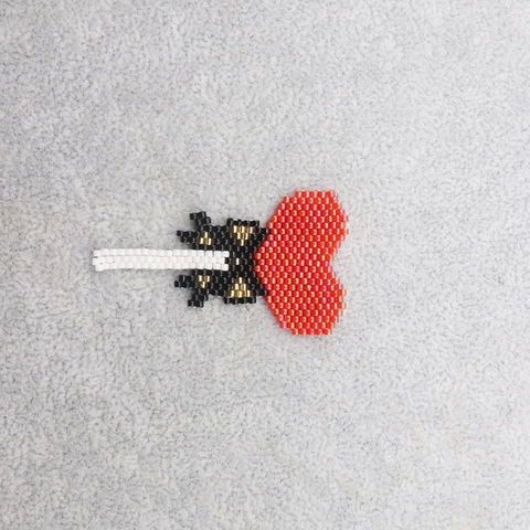 Colgantes De Corazón De Cuentas De Vidrio Tejidas A Mano Componentes Para Creación De Joyas DIY Estilo Bohemio