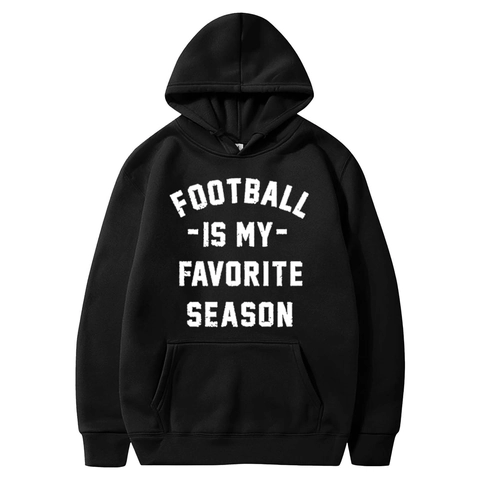 Men Hoodie Sweatshirt American Football Print Polyester Fleece Lined Long Sleeve Drawstring Hood Kangaroo Pocket Casual Sporty