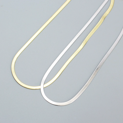 Collana Minimalista A Catena Piatta In Argento Sterling 925 Placcata Regolabile Gioielli Semplici Eleganti Con Ciondolo A Cuore Per Donna