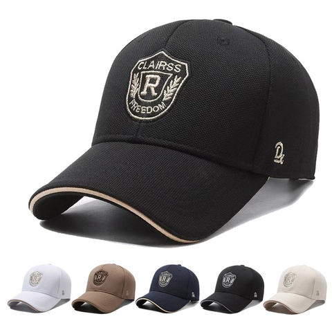 Baseball Cap Polyester Adjustable Sun Protection Outdoor Sports Casual Embroidered Shield Patch Retro Men Women