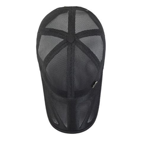 Full Mesh Atmungsaktive Baseballkappe Polyester Sonnenschutz Verstellbare Outdoor Sporthut Mit Berglogo Für Herren