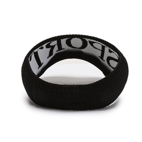 Sun Visor Hat Knitted Polyester Retractable Side Brim UV Protection Breathable Outdoor Sports Letter Print Adjustable