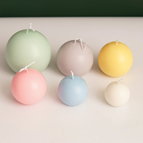 Stampo Per Candele Sferiche Fai Da Te Manuale In Plastica Trasparente Stampo Per Cera Profumata Per Creazione Di Ornamenti Tondi Resistente Al Calore