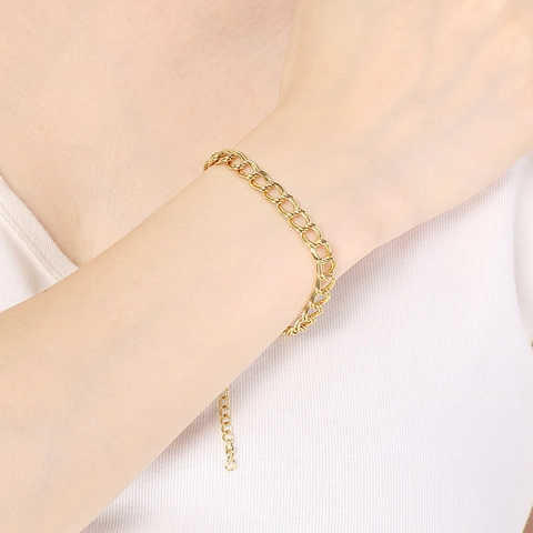 Collana E Bracciale A Catena Barbazzale In Acciaio Inossidabile Stile Hip Hop INS Placcato Oro 18K Gioielli Minimalisti Unisex