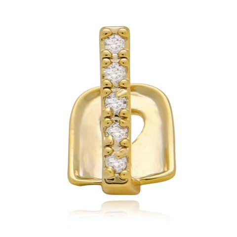 Grillz Dent Unique Hip Hop Iced Out Zircon Alliage Bijoux Dentaires Pour Fête Club Style Punk